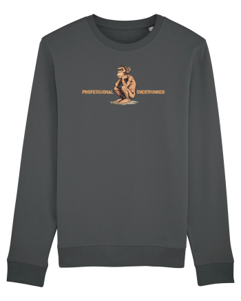 PROFESSIONAL OVERTHINKER - CIMPANZEU GANDITOR  Anthracite