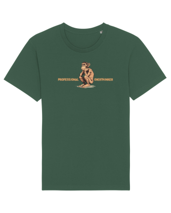 PROFESSIONAL OVERTHINKER - CIMPANZEU GANDITOR  Bottle Green