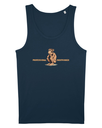 PROFESSIONAL OVERTHINKER - CIMPANZEU GANDITOR  Navy