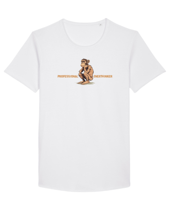 PROFESSIONAL OVERTHINKER - CIMPANZEU GANDITOR  White