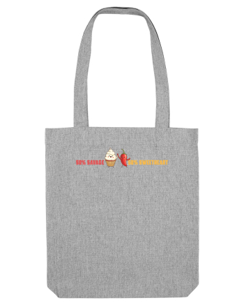 50% SAVAGE 50% SWEETHEART Heather Grey
