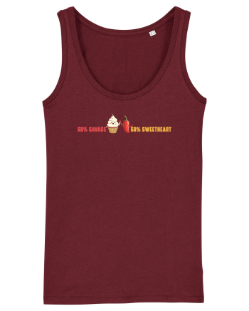 50% SAVAGE 50% SWEETHEART Burgundy
