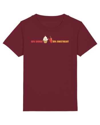 50% SAVAGE 50% SWEETHEART Burgundy