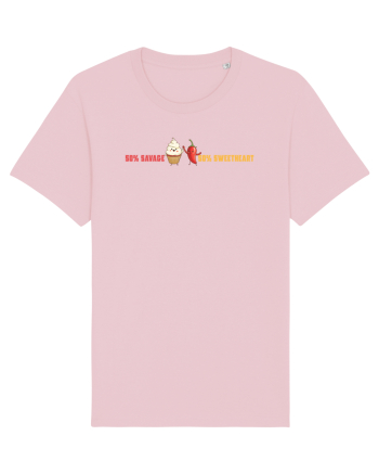 50% SAVAGE 50% SWEETHEART Cotton Pink