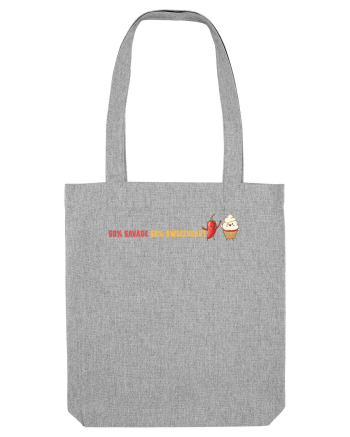 50% SAVAGE 50% SWEETHEART lateral Heather Grey