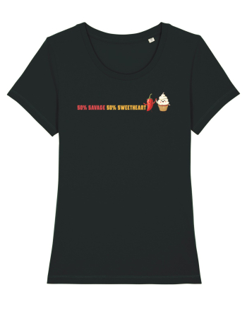 50% SAVAGE 50% SWEETHEART lateral Black
