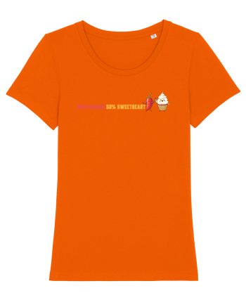50% SAVAGE 50% SWEETHEART lateral Bright Orange