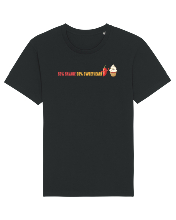 50% SAVAGE 50% SWEETHEART lateral Black