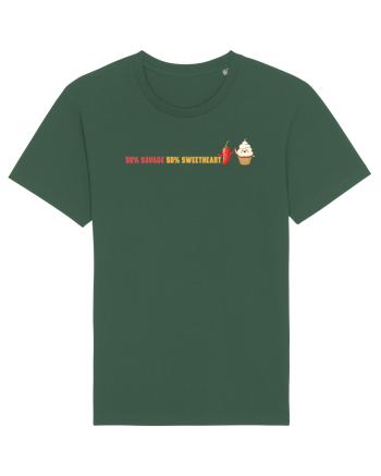 50% SAVAGE 50% SWEETHEART lateral Bottle Green