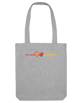 50% SAVAGE 50% SWEETHEART 2 Heather Grey