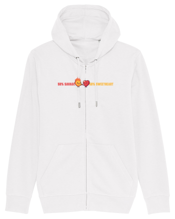 50% SAVAGE 50% SWEETHEART 2 White