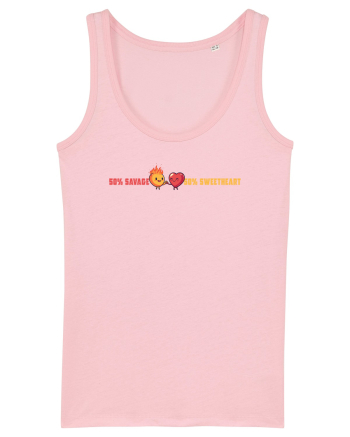 50% SAVAGE 50% SWEETHEART 2 Cotton Pink