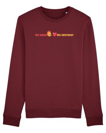 50% SAVAGE 50% SWEETHEART 2 Burgundy