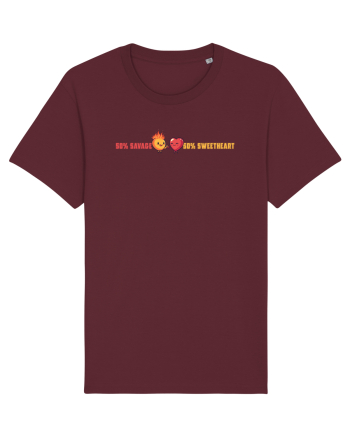 50% SAVAGE 50% SWEETHEART 2 Burgundy