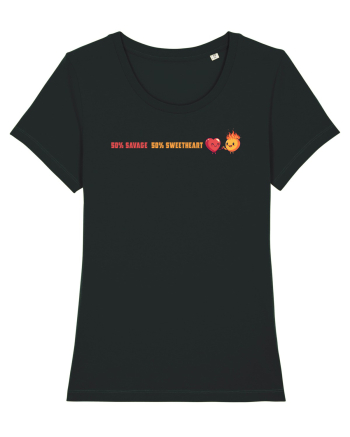 50% SAVAGE 50% SWEETHEART 2 lateral Black