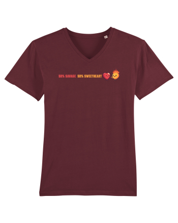 50% SAVAGE 50% SWEETHEART 2 lateral Burgundy