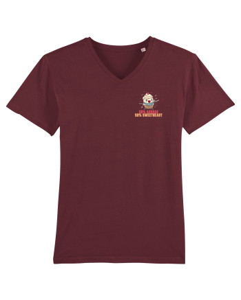 50% SAVAGE 50% SWEETHEART - SAMURAI CUPCAKE lateral Burgundy