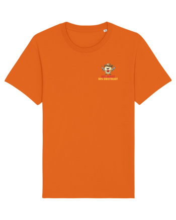 50% SAVAGE 50% SWEETHEART - COWBOY CUPCAKE  lateral Bright Orange