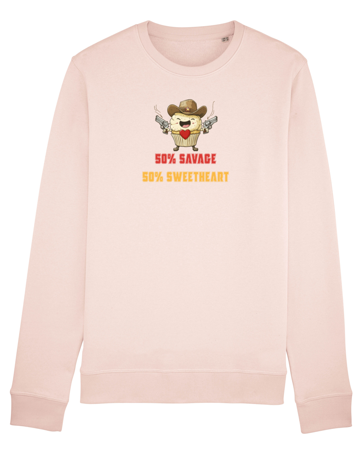 Bluză mânecă lungă Unisex Rise Candy Pink