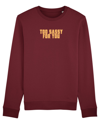 TOO SASSY FOR YOU Burgundy