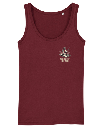 TOO SASSY FOR YOU - REGINA lateral Burgundy