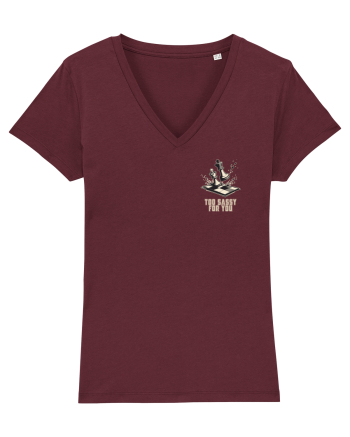 TOO SASSY FOR YOU - REGINA lateral Burgundy