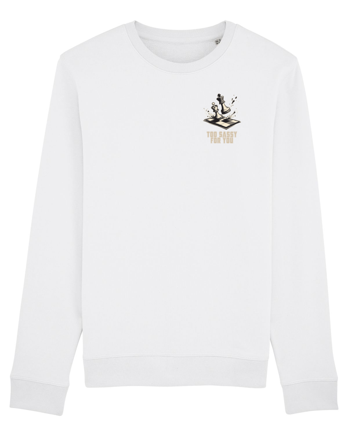 Bluză mânecă lungă Unisex Rise White