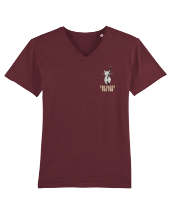TOO SASSY FOR YOU - PISICA lateral Burgundy