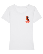 TOO SASSY FOR YOU - PAPAGAL 1 lateral Tricou mânecă scurtă guler larg fitted Damă Expresser