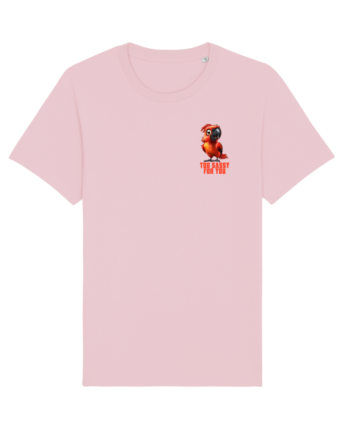 Tricou mânecă scurtă Unisex Rocker Cotton Pink