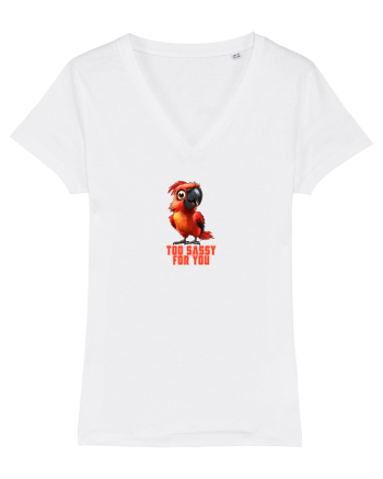 TOO SASSY FOR YOU - PAPAGAL 1  White