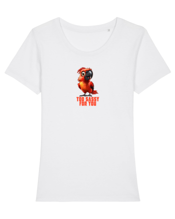 TOO SASSY FOR YOU - PAPAGAL 1  White