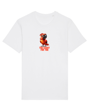 TOO SASSY FOR YOU - PAPAGAL 1  White