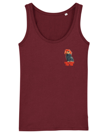TOO SASSY FOR YOU - PAPAGAL 2 lateral  Burgundy