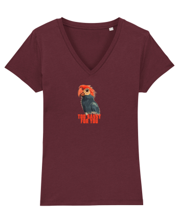 TOO SASSY FOR YOU - PAPAGAL 2  Burgundy