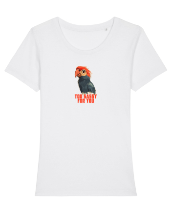 TOO SASSY FOR YOU - PAPAGAL 2  White