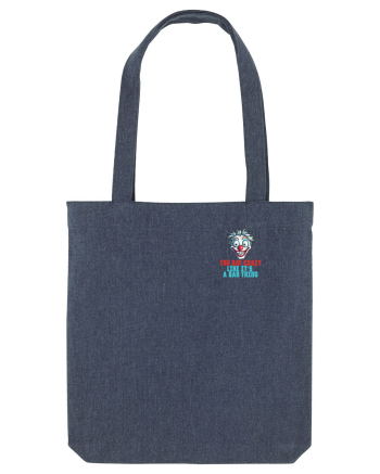 YOU SAY CRAZY LIKE IT`S A BAD THING - clovn 2 lateral Midnight Blue