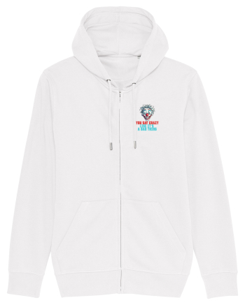 YOU SAY CRAZY LIKE IT`S A BAD THING - clovn 2 lateral White