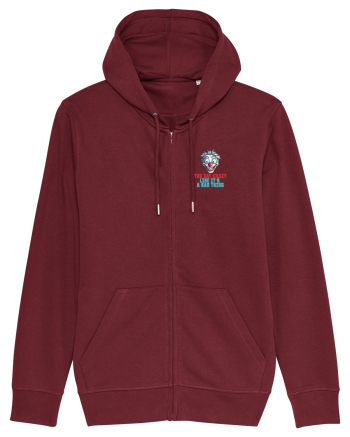 YOU SAY CRAZY LIKE IT`S A BAD THING - clovn 2 lateral Burgundy