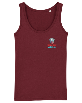 YOU SAY CRAZY LIKE IT`S A BAD THING - clovn 2 lateral Burgundy