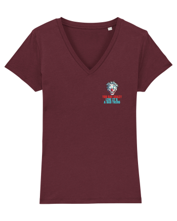 YOU SAY CRAZY LIKE IT`S A BAD THING - clovn 2 lateral Burgundy