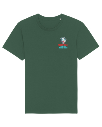 YOU SAY CRAZY LIKE IT`S A BAD THING - clovn 2 lateral Bottle Green