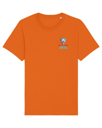 YOU SAY CRAZY LIKE IT`S A BAD THING - clovn 2 lateral Bright Orange
