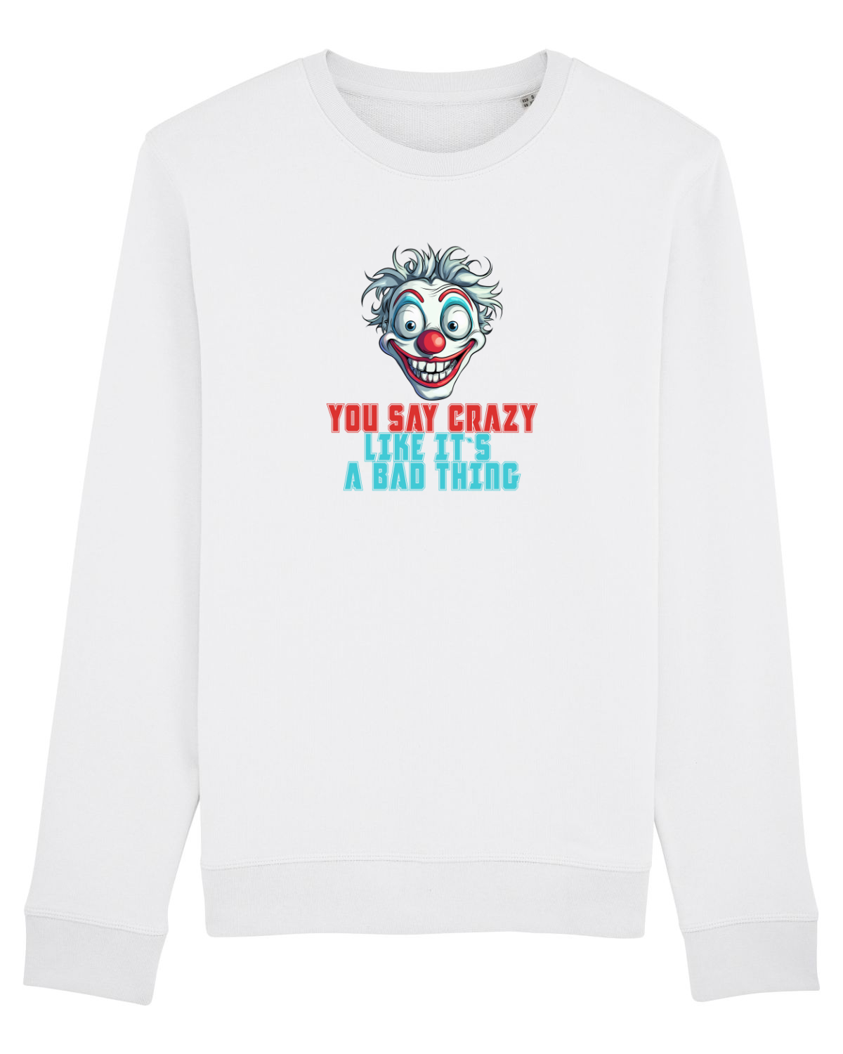 Bluză mânecă lungă Unisex Rise White