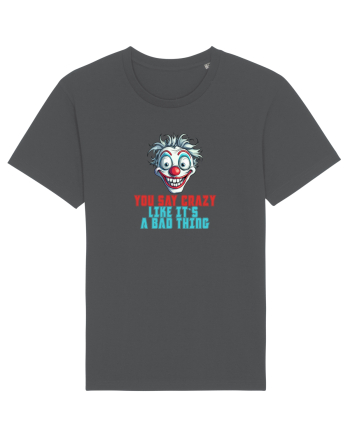 YOU SAY CRAZY LIKE IT`S A BAD THING - clovn 2  Anthracite