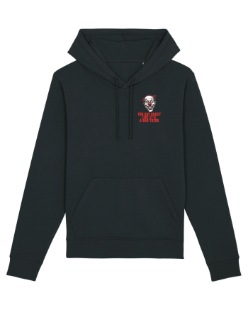 YOU SAY CRAZY LIKE IT`S A BAD THING - clovn 1 lateral Black