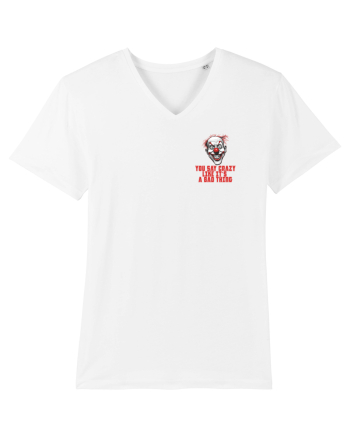 YOU SAY CRAZY LIKE IT`S A BAD THING - clovn 1 lateral White