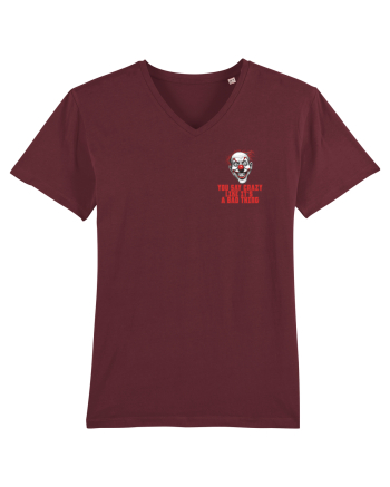 YOU SAY CRAZY LIKE IT`S A BAD THING - clovn 1 lateral Burgundy