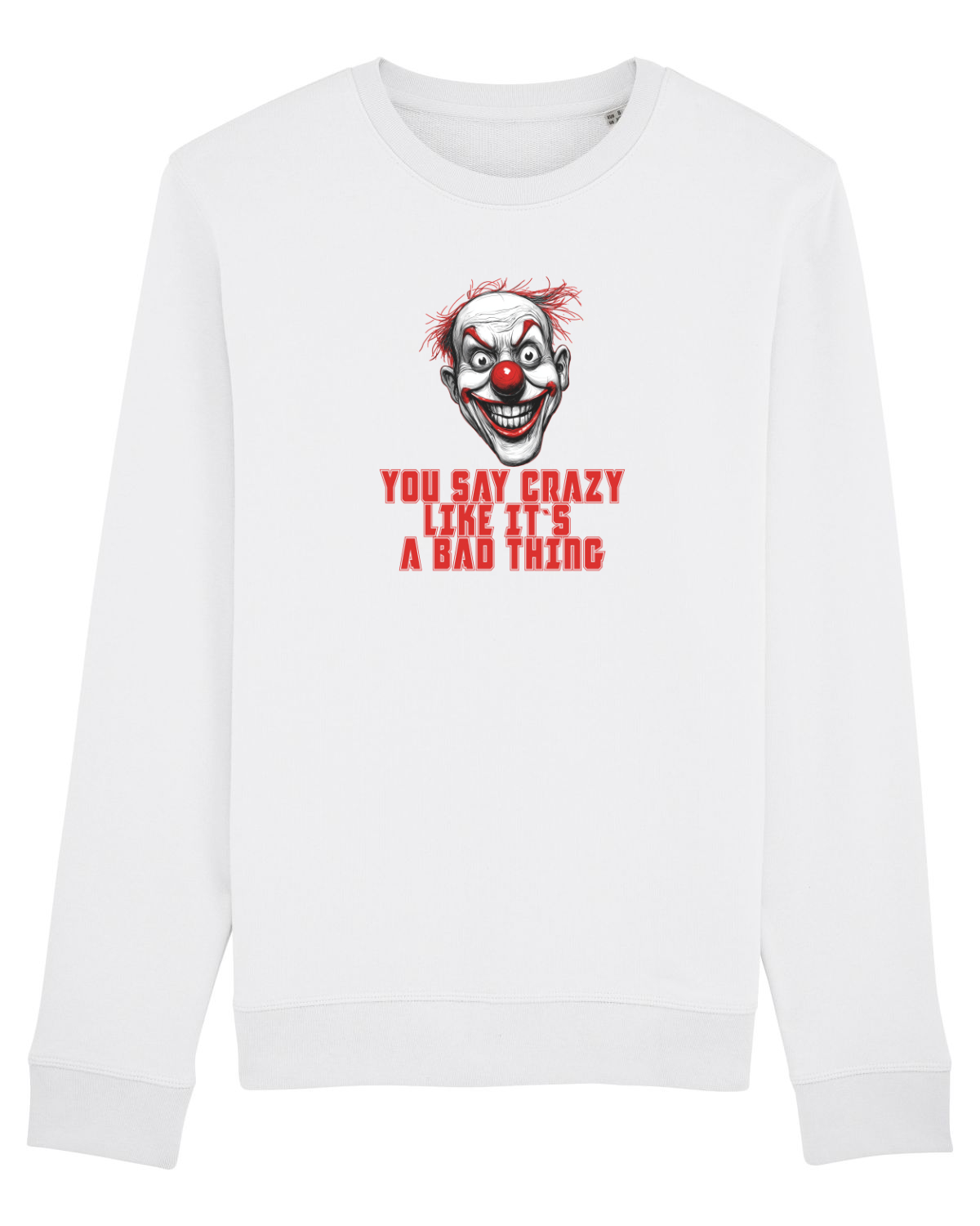 Bluză mânecă lungă Unisex Rise White