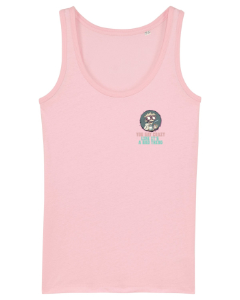 YOU SAY CRAZY LIKE IT`S A BAD THING - MAD SCIENTIST 3 lateral Cotton Pink